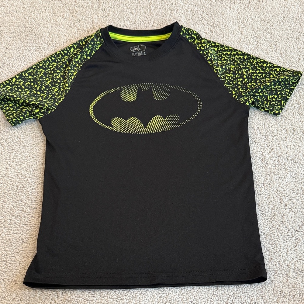 Batman Black and Green Short Sleeve Tee